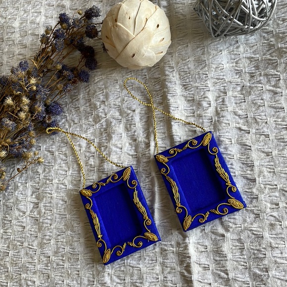 Other - Set of two electric blue photo frames